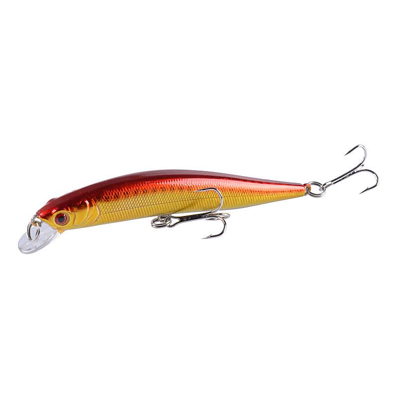 Super Long Cast Floating Minnow Bait, 9.8cm/8.2g, Bionic Plastic Lure for Mandarin Fish
