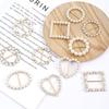 1Pcs Pearl Rhinestone Clothing Corner Knot Buckle Waist Buckle Silk Scarf Clothes T-Shirt Shirt Hem Buckle Luxury Decorative