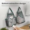 Large Capacity Kitchen Wall-mounted Garbage Bag Storage Artifact Plastic Bag Storage Bag Hanging Shopping Bag Storage Bag Storage Hanging Bag