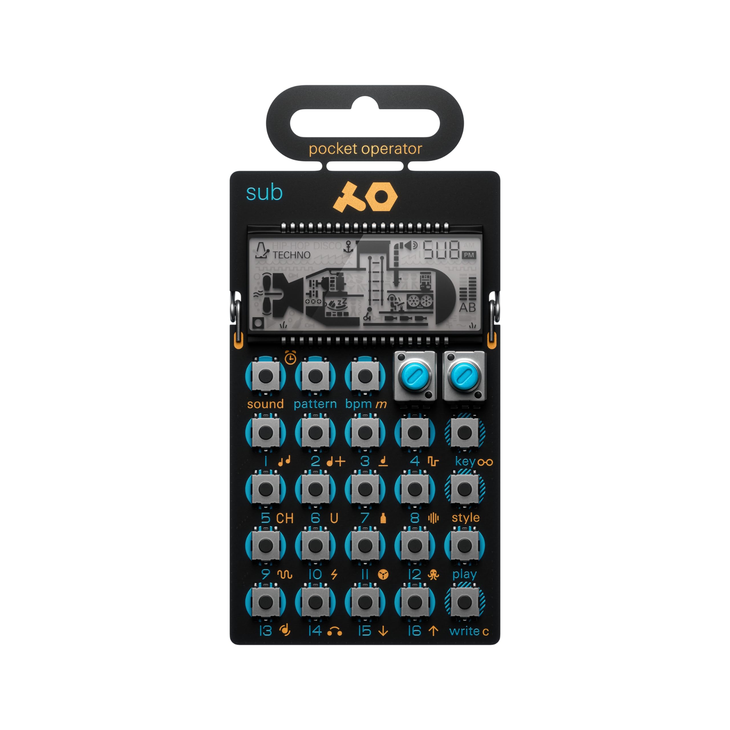 

Teenage Engineering Sub Pocket Operator Бас-синтезатор [Офіційно імпортовано] PO-14 (TE010AS014) чорний