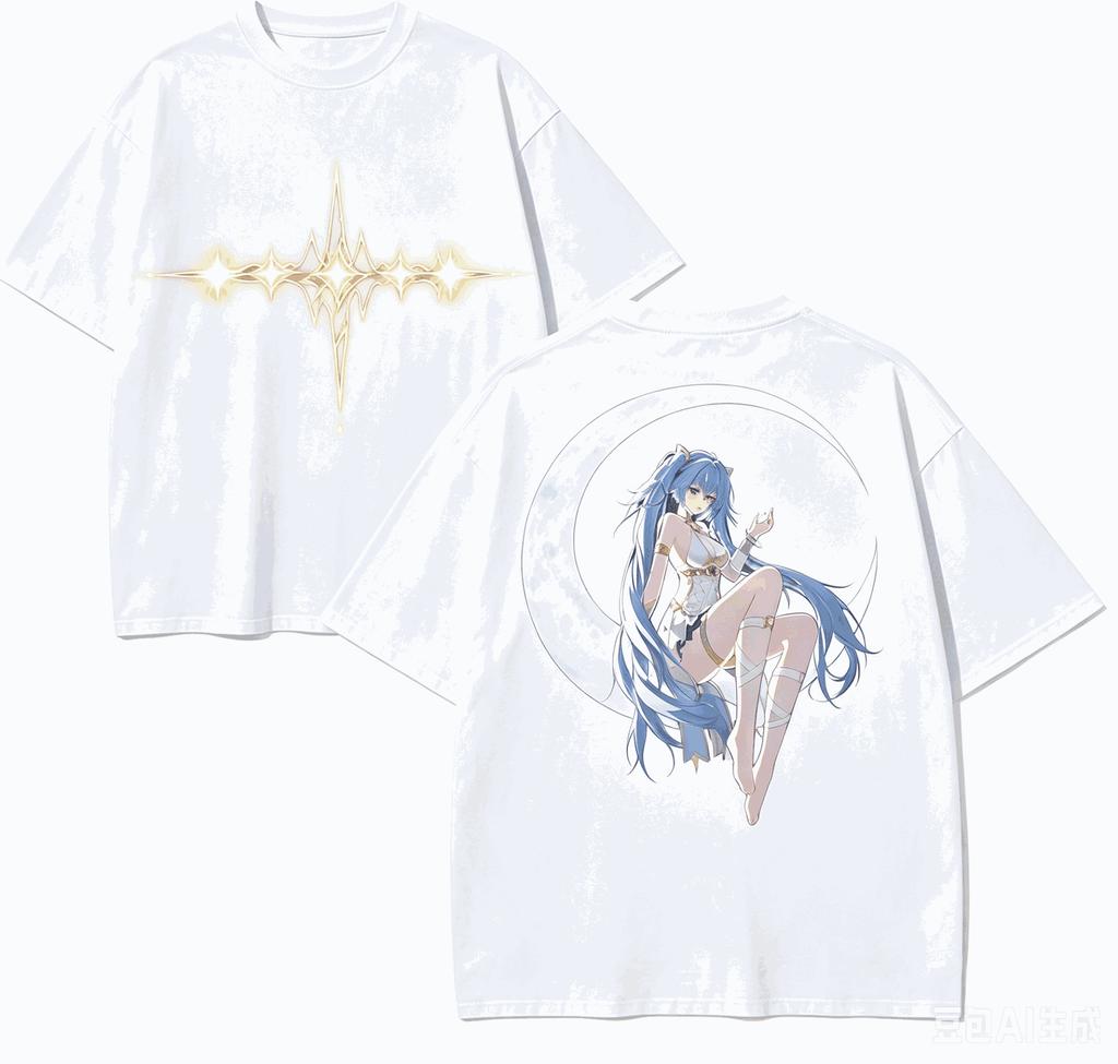Wuthering Waves Anime Lover TShirt Harajuku Cotton NewModel High Street Retro Fashion Oversized Unisex Hot Product Classic Tee