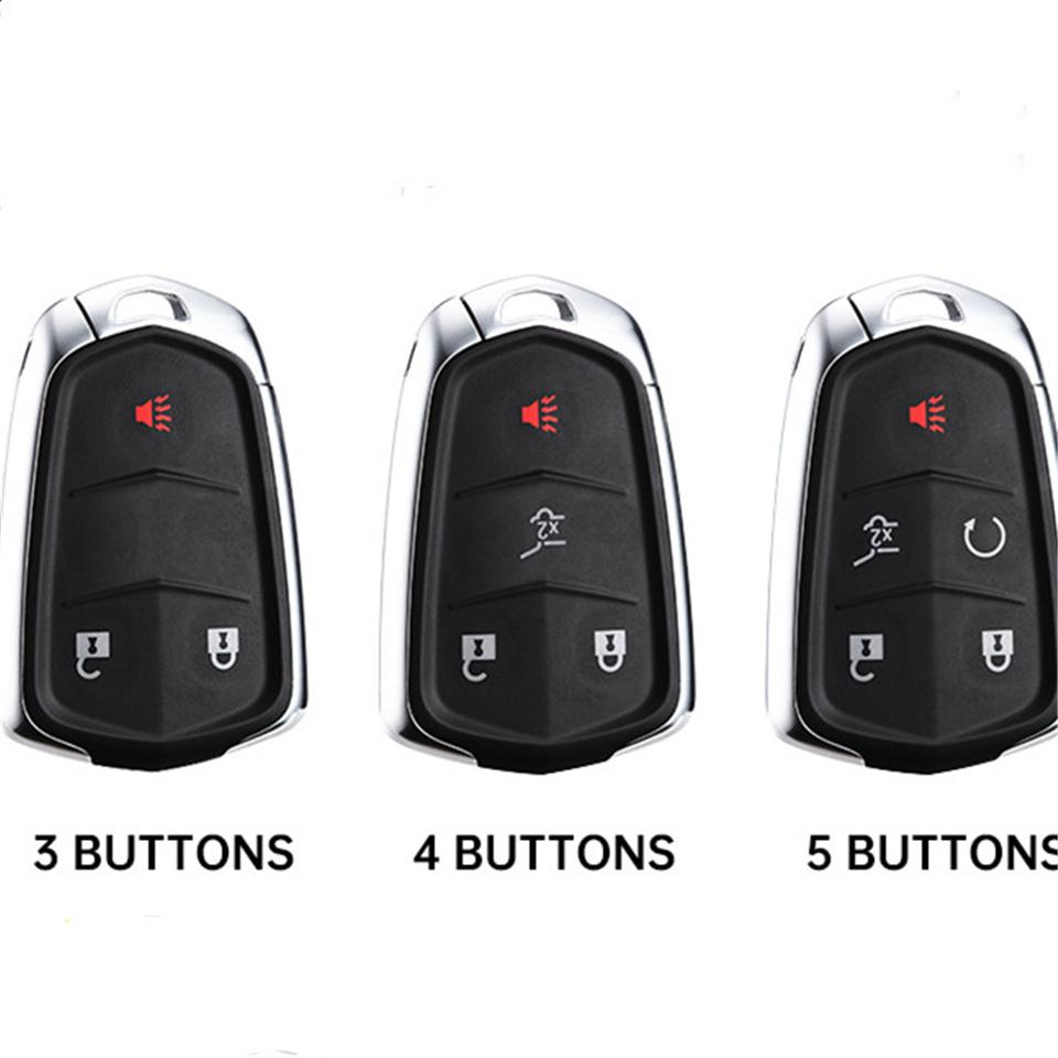 Car Key Case for Cadillac ATS CT6 CTS DTS XT5 Escalade ESV SRX STS XTS 2014 2015 2016 2017 2018 Cove Accessories