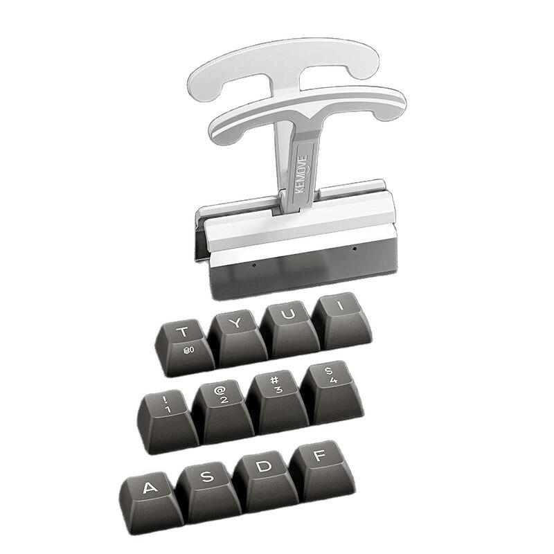 Bluetooth 4-Key Keycap and Switch Puller Tool for Non-Damaging Cleaning and Removal