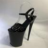 Fashion 2025 New Summer Platform High Heels Sandals Women Sexy Peep Toe Pumps Fashion Rivet Decoration Ladies Party Pole Dance Shoes