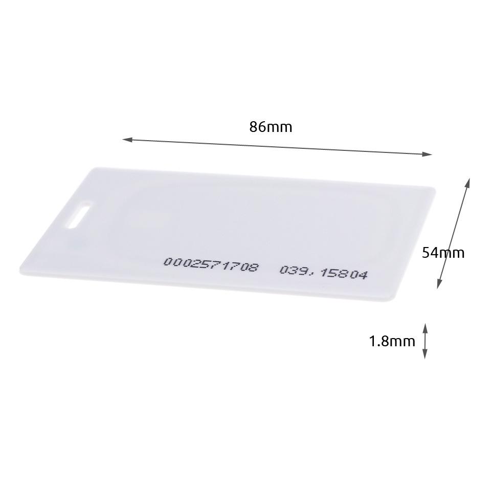 ID White Card TK4100 125kHz EM4100 Low Frequency Access Control Card