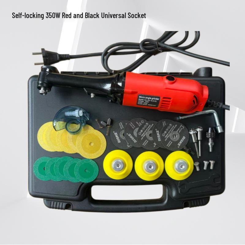 90-Degree Multifunctional Electric Grinder: Seam Polishing, Tile Slotting, and Speed-Control Elbow Tool.