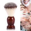 Quick-drying Nylon Hair Wooden Handle Shaving Brush, Rich Lather Barber Salon Tool For Professional Facial Cleaning