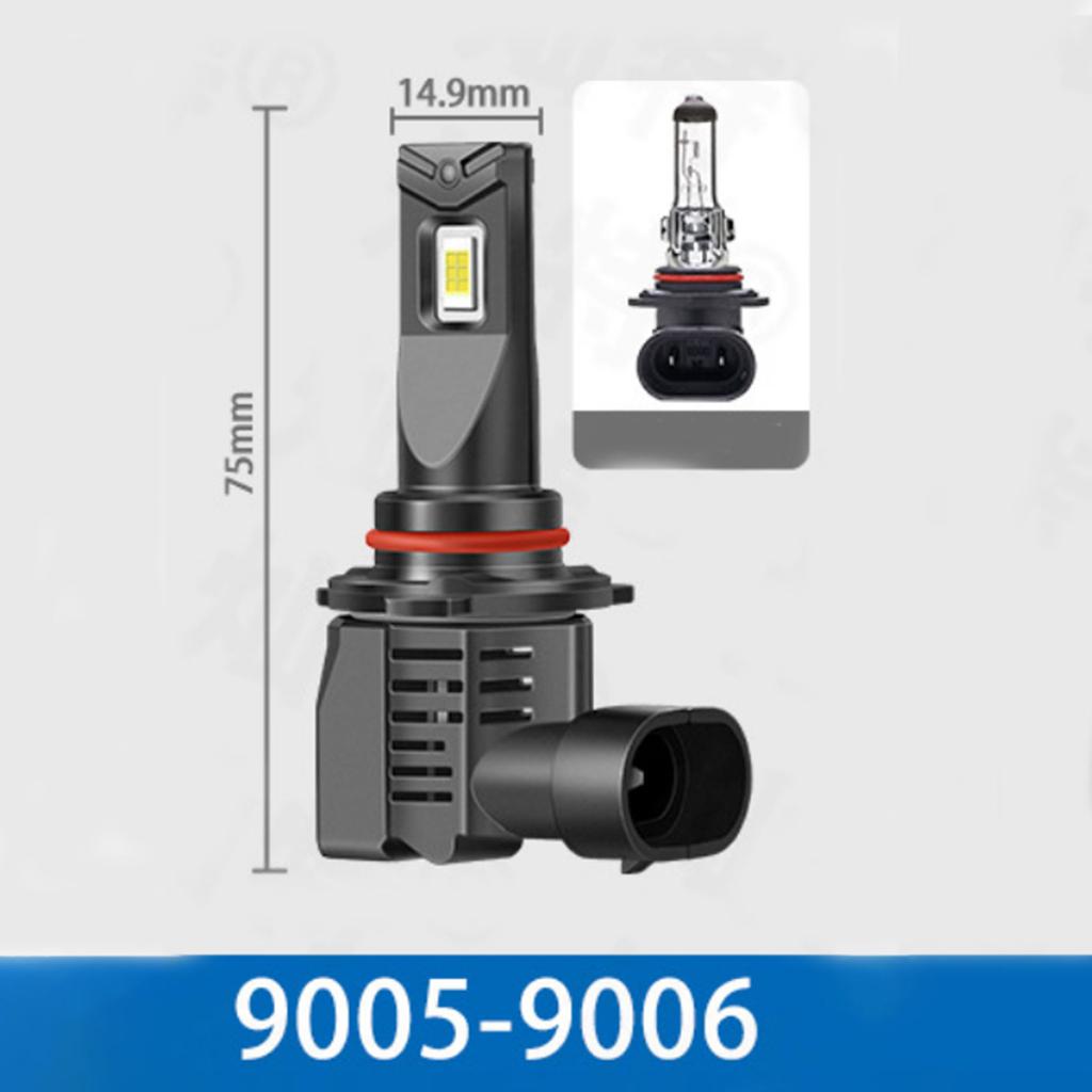 2Pcs Canbus H8 H11 LED Light Bulbs 2800LM High Power LED Car Headlight Lamp 9012 9006 H4 Hi Lo Beam CSP Chip