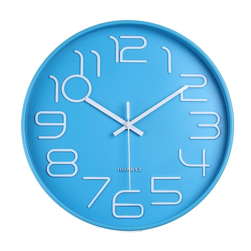 Modern High-end Living Room and Bedroom Plastic Fashion Modern High-end Living Room and Bedroom Plastic Silent Wall Clock Clock