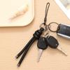 Creative PU Knot Mobile Phone Straps PU Thick Rope Knot Fashionable Keychain Handbag Mobile Phone Ornament