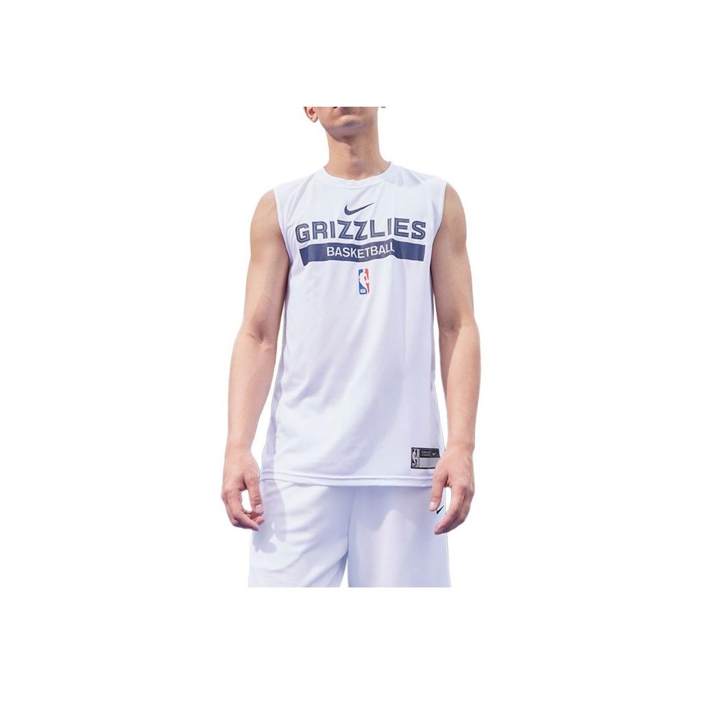 Nike Memphis Grizzlies Dri-Fit NBA Sleeveless Training T-Shirt New Edition Men Tops White FN5207-100