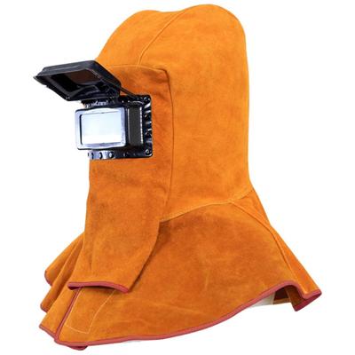 İnek Derisi Kaynakçı Başlığı Kaynak Kaskı Koruyucu Ekipman Maske İş Şapkası