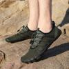 New large size outdoor five-finger creek walking shoes, hiking shoes, swimming and drifting couple shoes, one piece 2025