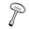 Triangle Key Elevator Mechanical Key Box Adjustable Alloy Wrench Universal Tool for Switch Cabinets Water Meter Service