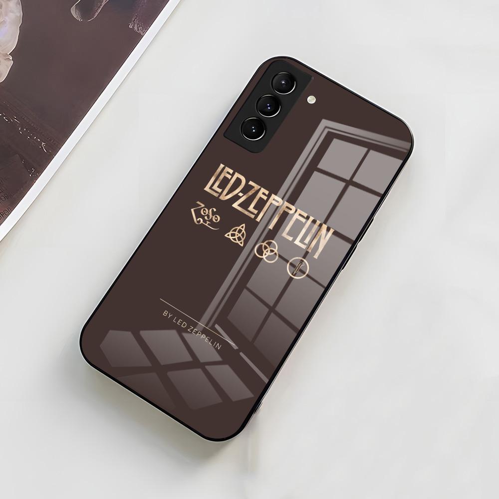 EPC Cool L-Led Band Z-Zeppelin Phone Case For Samsung A56 A36 A26 A16 A15 A25 A35 A55 A14 A34 A24 A54 Glass Case
