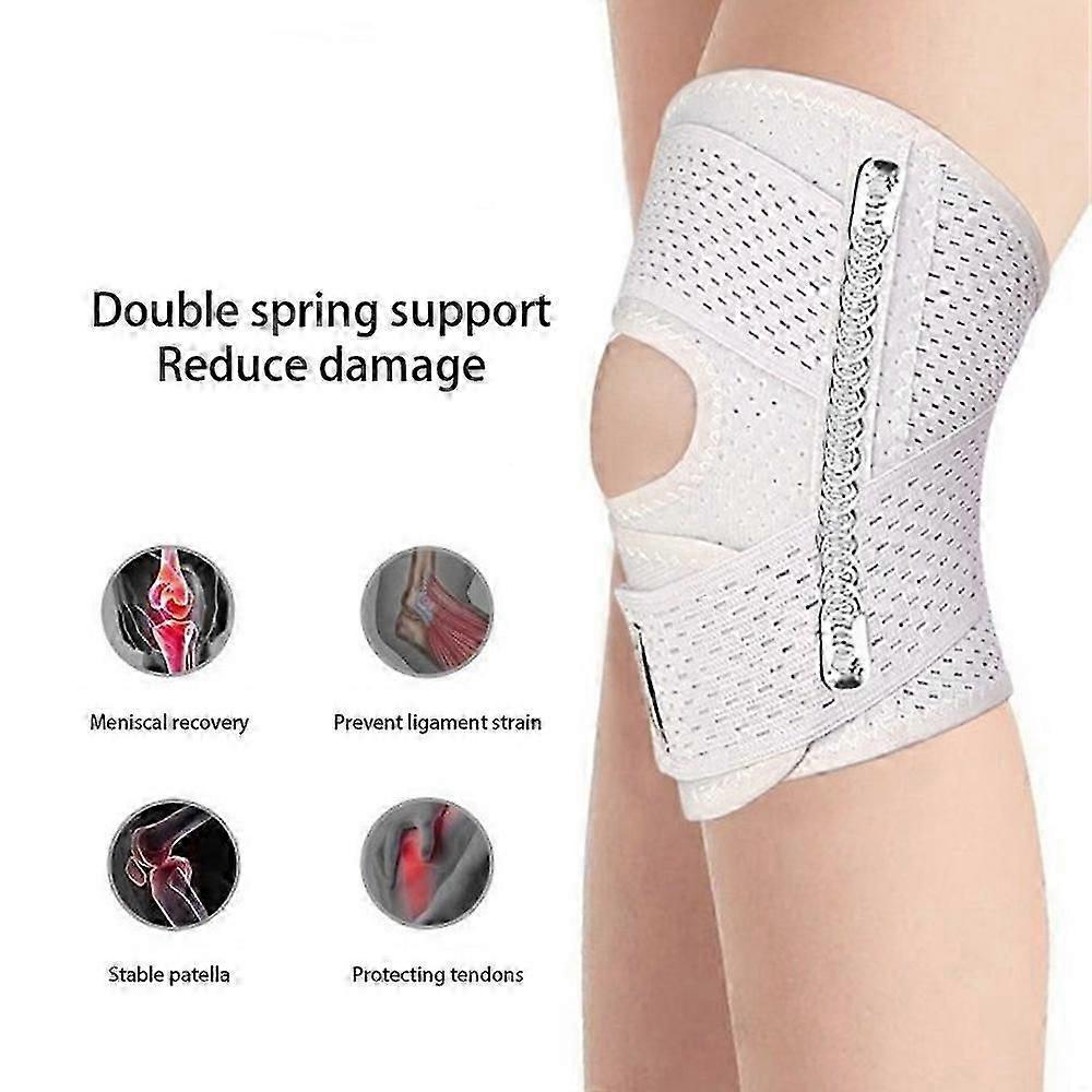 Kniebandage Kniebandage Kompressionshülse Mit Seitenstabilisatoren Silikon