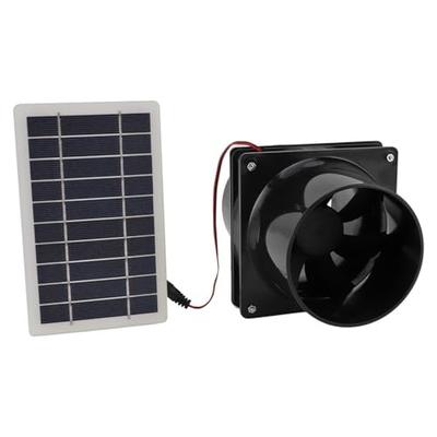 12V Havalandırma Fanı Yuvarlak Kanal Fanı Güneş Enerjili Egzoz Fanı