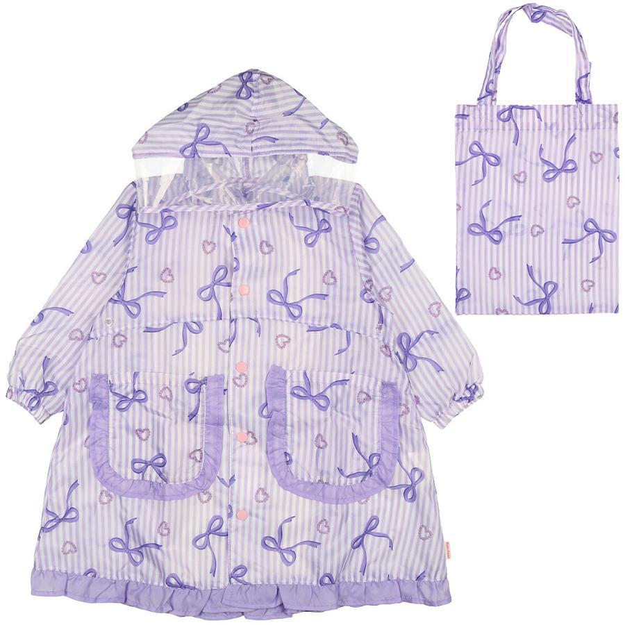 [Children's Clothing] Kids Foret (Kids Foret) Ribbon and Unicorn Pattern Frilled Raincoat SL B81875