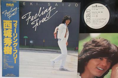 LP Record HIDEKI SAIJO - Feeling Free RVL7223PROMO RCA 1979 Japan Obi Japanese Pop Star Used