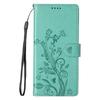 Applicable to Huawei PURA 80 butterfly love flower embossed mobile phone leather case Honor 600 foreign, plug-in card protective case