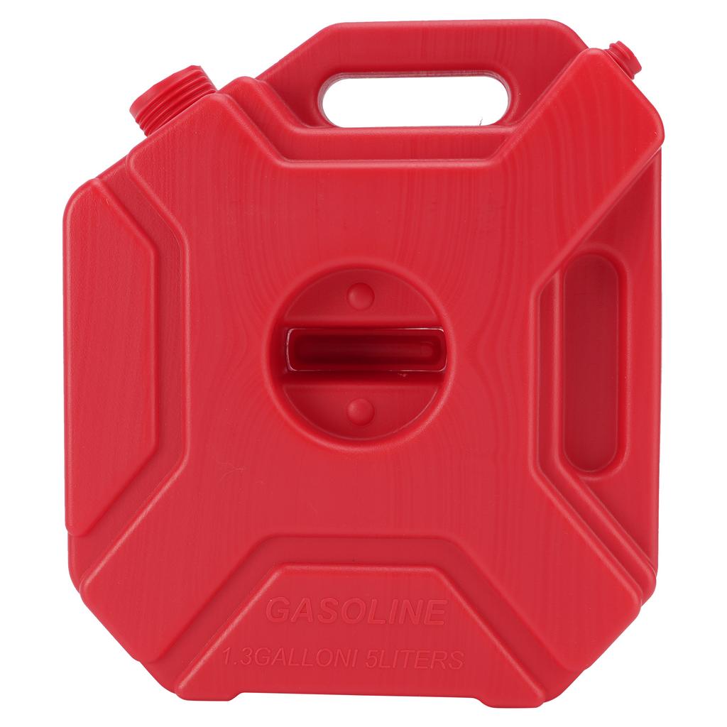 5L Öl-Benzinbehälter Antistatische Jerry Can Kraftstofftank Rot Für Tourenabenteuer