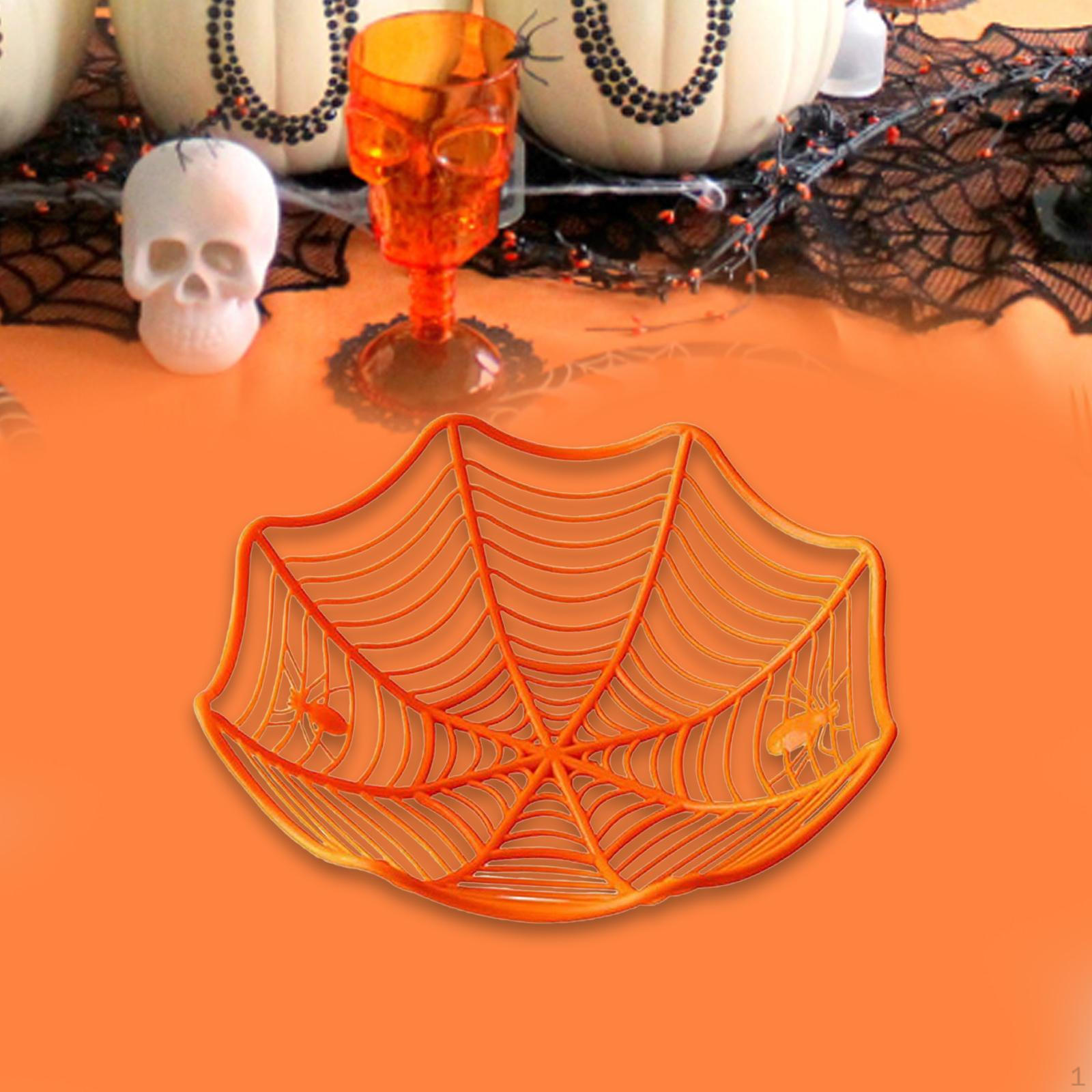 

Конфетница Хэллоуин паутина корзина праздничная атмосфера домашний кофе гадость или сладость держатель orange