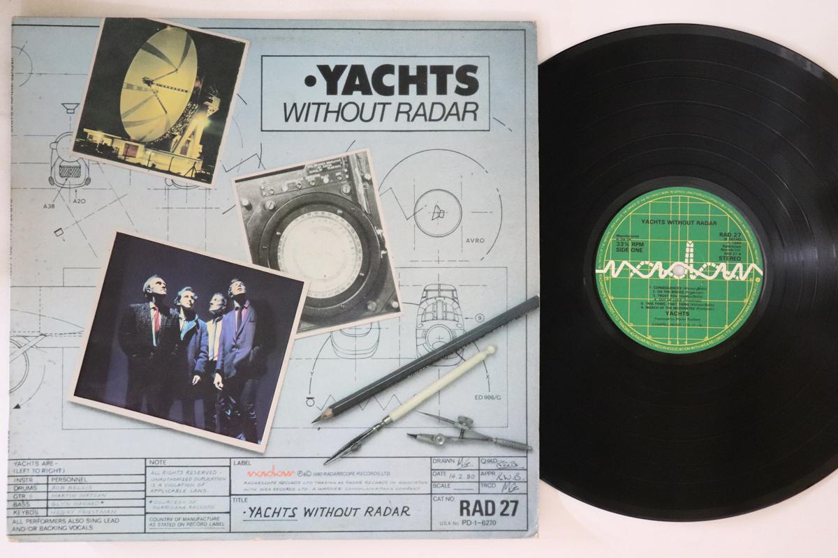 

LP Record YACHTS - Without Radar RAD27 RADAR 1980 Europe Rock Used