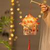 Lightweight DIY Craft Material Kit PVC Handheld Lantern Hanging LED Lantern  Spring Festival