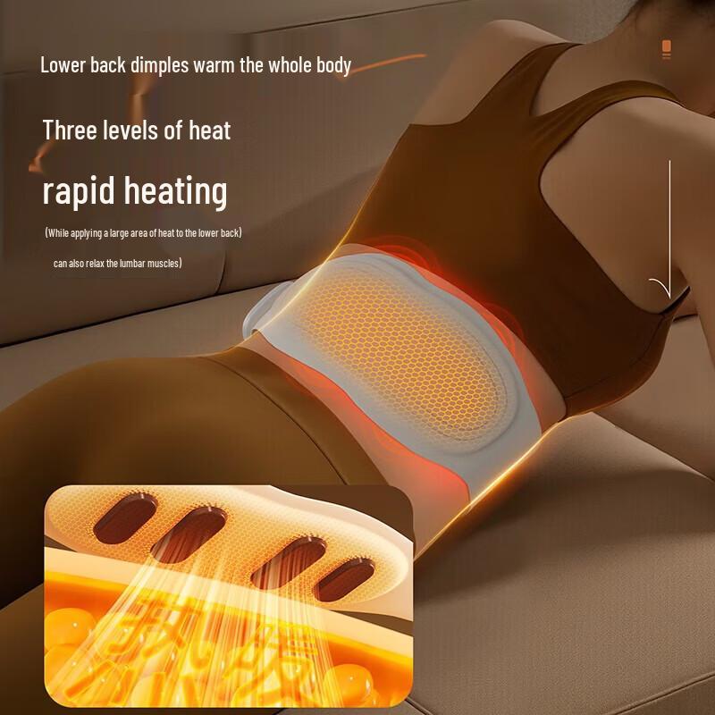AUX Wireless Pulse Waist Massager with Heat Therapy CN plug (adapter included)