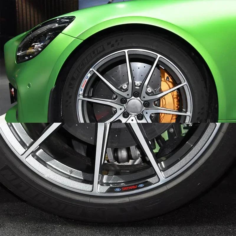 Autoaufkleber 2025 Heiß Neu 4 Stück Kollisionsschutz Radlaufleiste Für Ford Focus MK3 MK4 MT 2009-2017 Mustang Fiesta Mk7 Escape