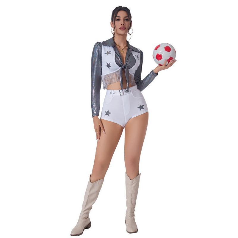 World Cup Basketball Soccer Baby Sexy Cheerleading, Lala Fucking Soccer Three-piece Costume