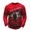 Men's Knit Crewneck Long Sleeve Shirt for Casual or Everyday Wear