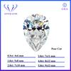 Weißer D-Farbe Moissanitstein mit GRA Rund Oval Herz Smaragd Prinzessin Radiant Cushion Trilliant Marquise Schliff