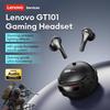 Original Lenovo GT101 TWS Kabellose Ohrhörer Dual-Modus Coole Beleuchtung Gaming-Ohrhörer 30H Akkulaufzeit HD-Anruf 3D-Stereo Bluetooth 6.0 Kopfhörer
