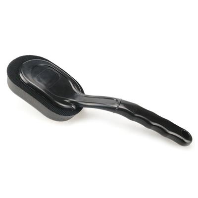 Tire Shine Applicator Tire Dressing Applicator Pad, Tire Sponge Applicator Curved Tire Detail Sponge with Handle
