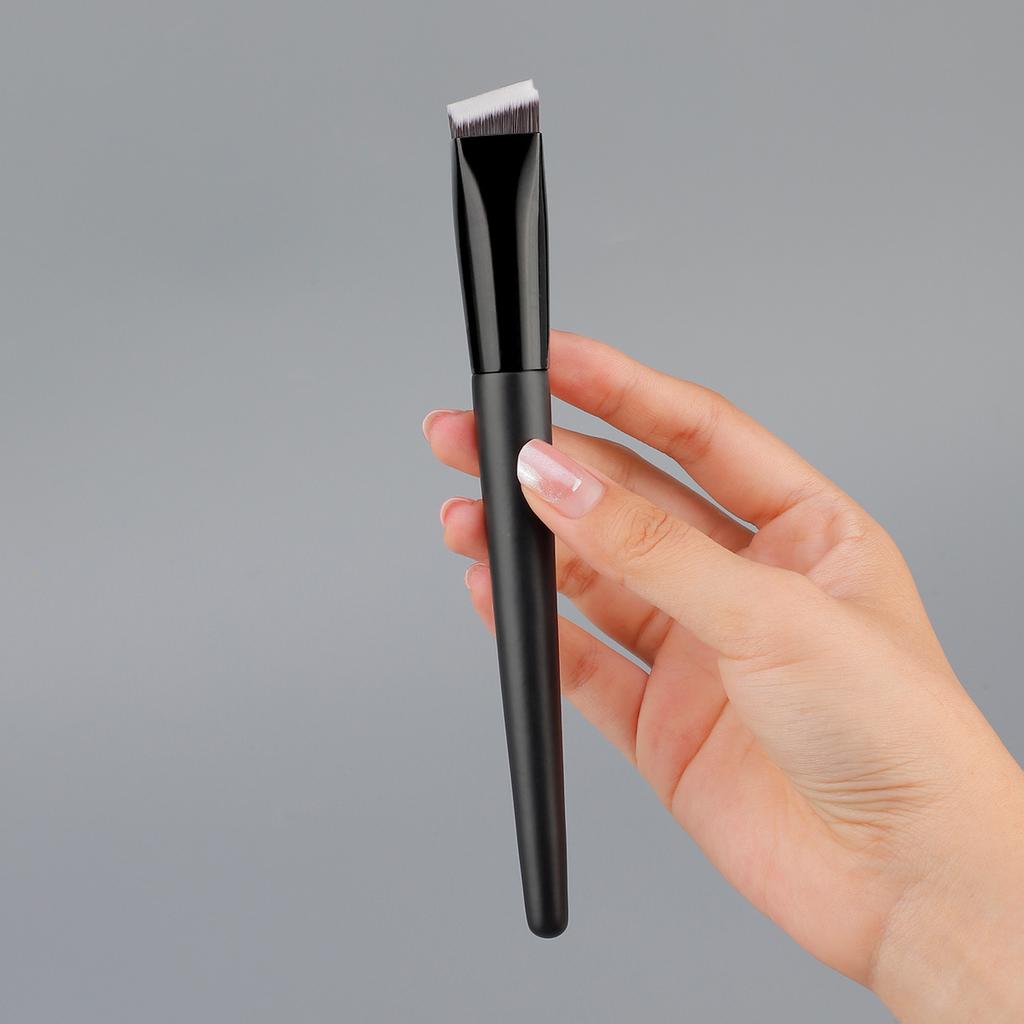 Single four-corner square foundation brush, square seamless ultra-thin soft makeup brush, professional beauty tool