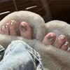 8ml Mirror Shine Glitter No Lamp Needed Long Lasting Non-Fading Non-Toxic Toe Nail Polish DIY Nail Tool
