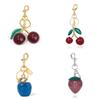 Tree Resin Cherry Keychain For Women Gifts With Creative Car Decorals And Fashion Style