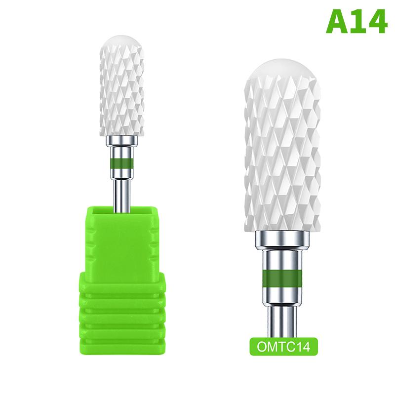 1pcs Ceramic Nail Drill Bits Professional Manicure Pedicure Burr File Electric Nail Art Machine Accessories