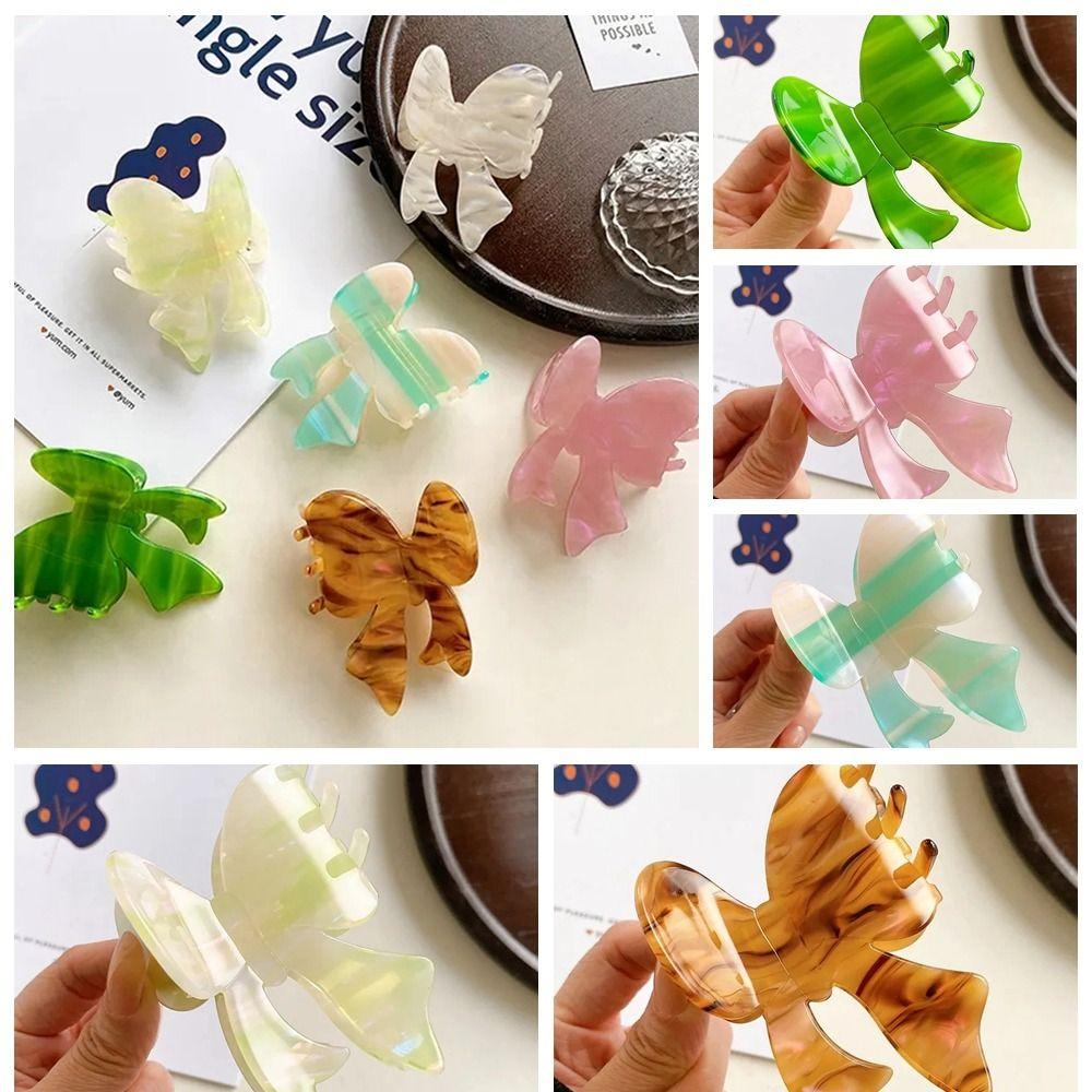 

Acetic Acid Hair Clip Acetate Large Claw Clips Temperament Hair Clips Korean Style