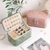 Jewelry Box Pattern Bracelet Storage Box Travel Large Capacity Jewelry Ring Necklace Packaging Box