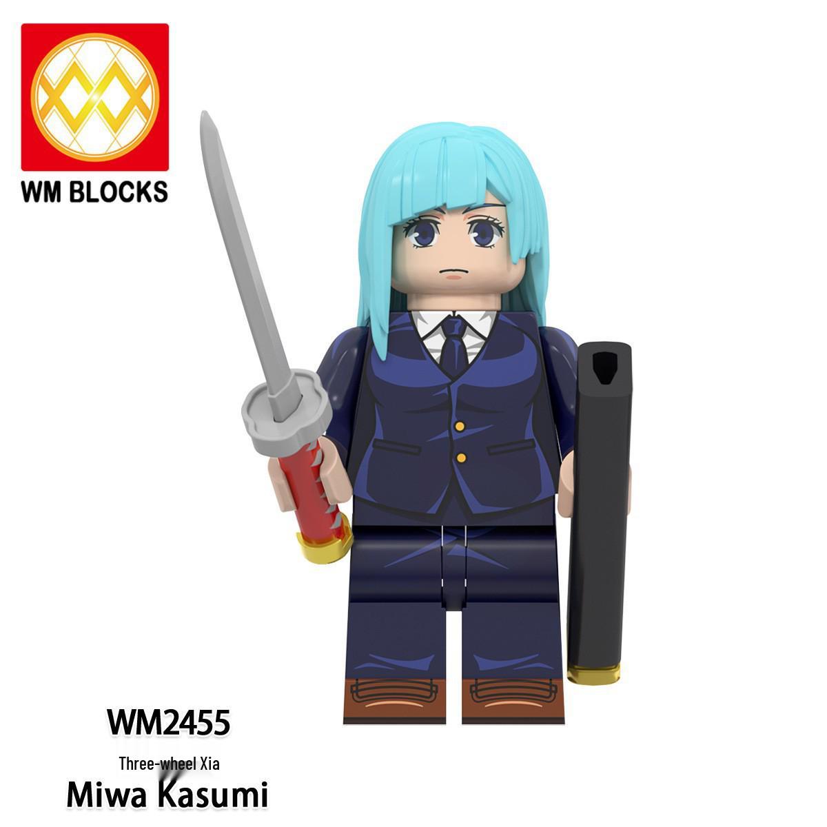 Anime Series Jujutsu Kaisen Maki Zenin Educational Assembly Building Blocks