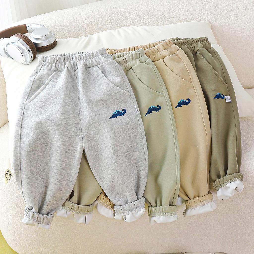Pojkar Sportbyxor Höst Vinter Byxor för Barn Lediga Barn Skola Joggers Småbarnskläder Babykläder