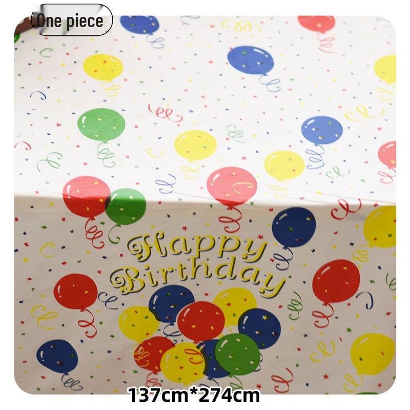 ZISIZ Kids Disposable Birthday Party Tableware Set