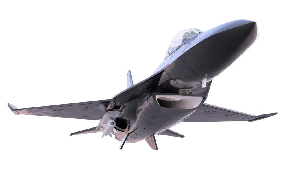 HMA Mobile Police Patlabor 2 the Movie F-16 Modified Knight Falcon 1/144 Scale Plastic Model