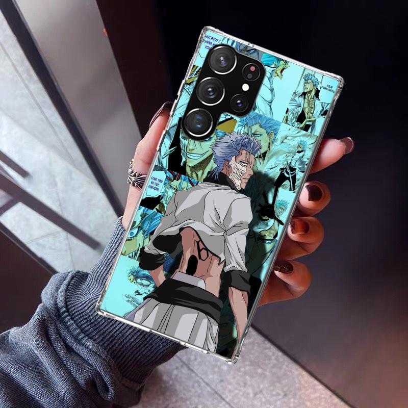Grimmjow 6 Bleach Phone Case For Samsung Galaxy S26 S25 Edge S24 S23 Ultra S22 Plus S21 S20 FE Soft TPU Back Cover Funda Galaxy