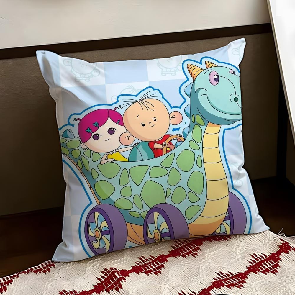 Cartoon BBig Ear Tutu Cushion Cover Reversible Soft Durable Pillow Cover Home Car MultiScene Use for Daily Comfort