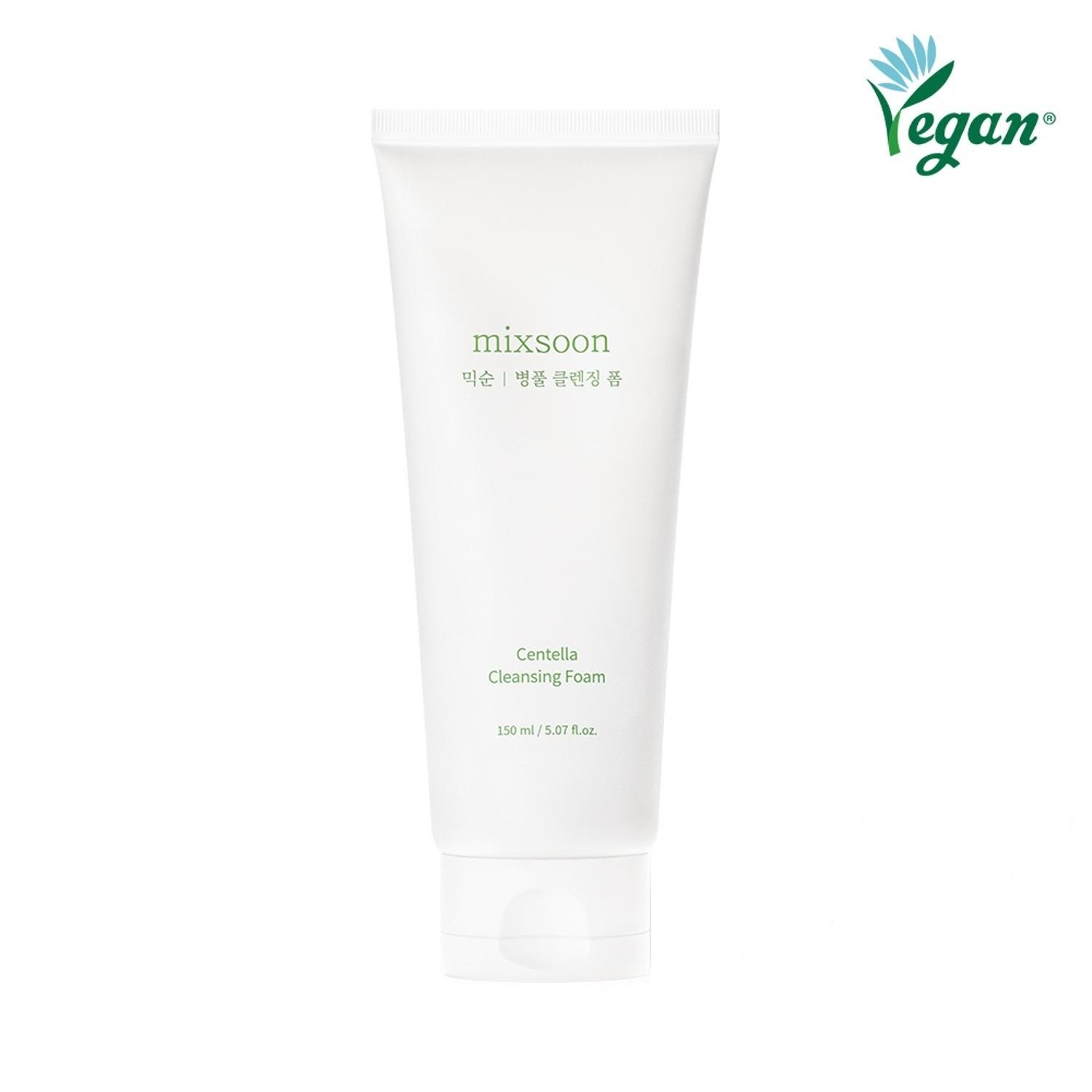 

Mixsoon Centella Asiatica Cleansing Foam 150ml Gentle Soothing Foam Authentic