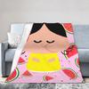 Anime Magali Festa Bedding Throws Comfortable Casual Blanket For Living Room Picnic Flannel Bedspread Bed Cover