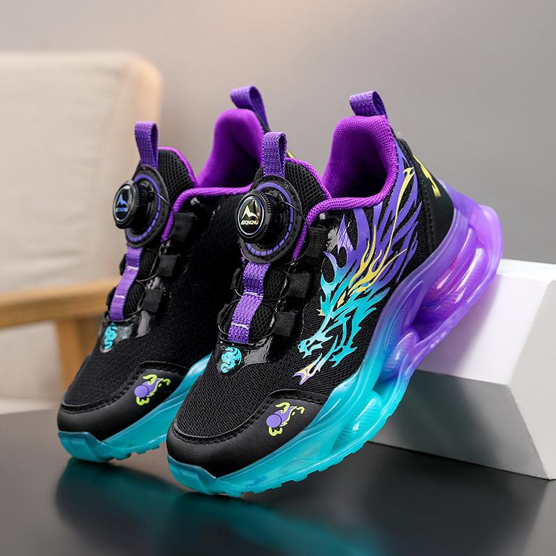 Children's sports shoes 2025 spring and autumn new mesh breathable middle and old children's boys' casual running shoes non-slip boys' shoes